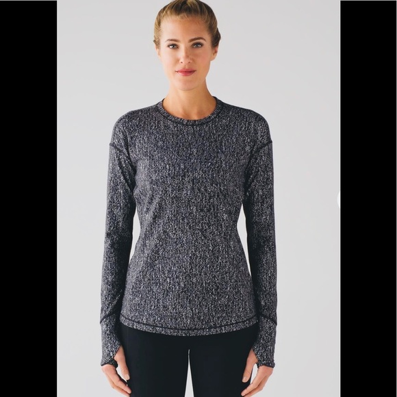 lululemon athletica Tops - Lululemon OutRun Long Sleeve Ruon Jacquard Top 4